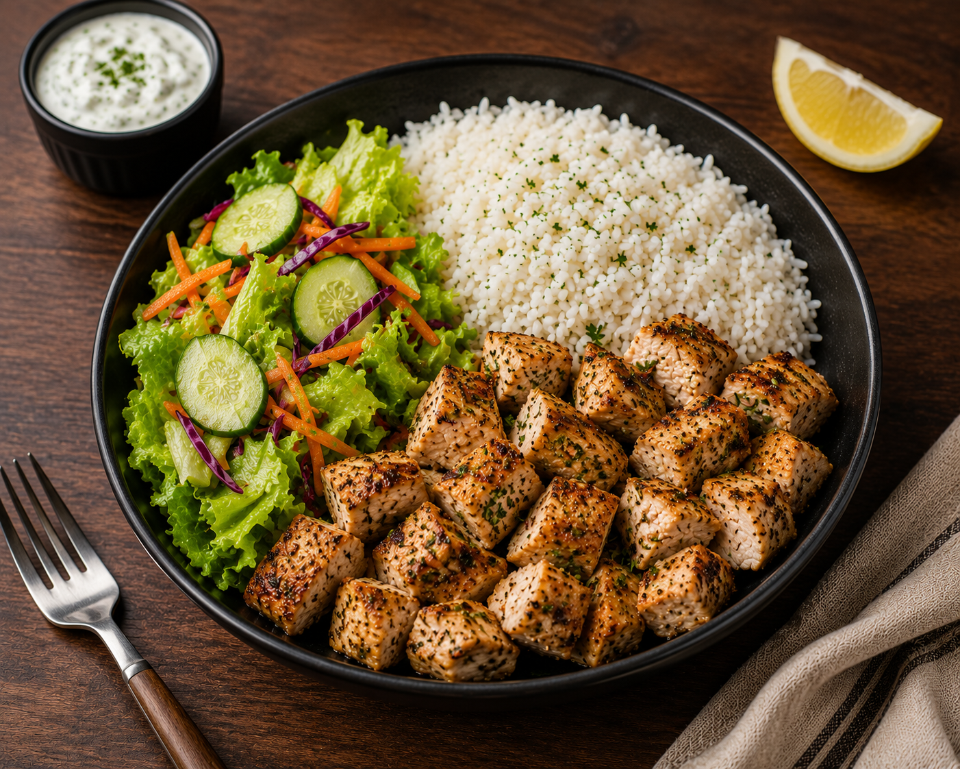 Chicken Rice + House Salad