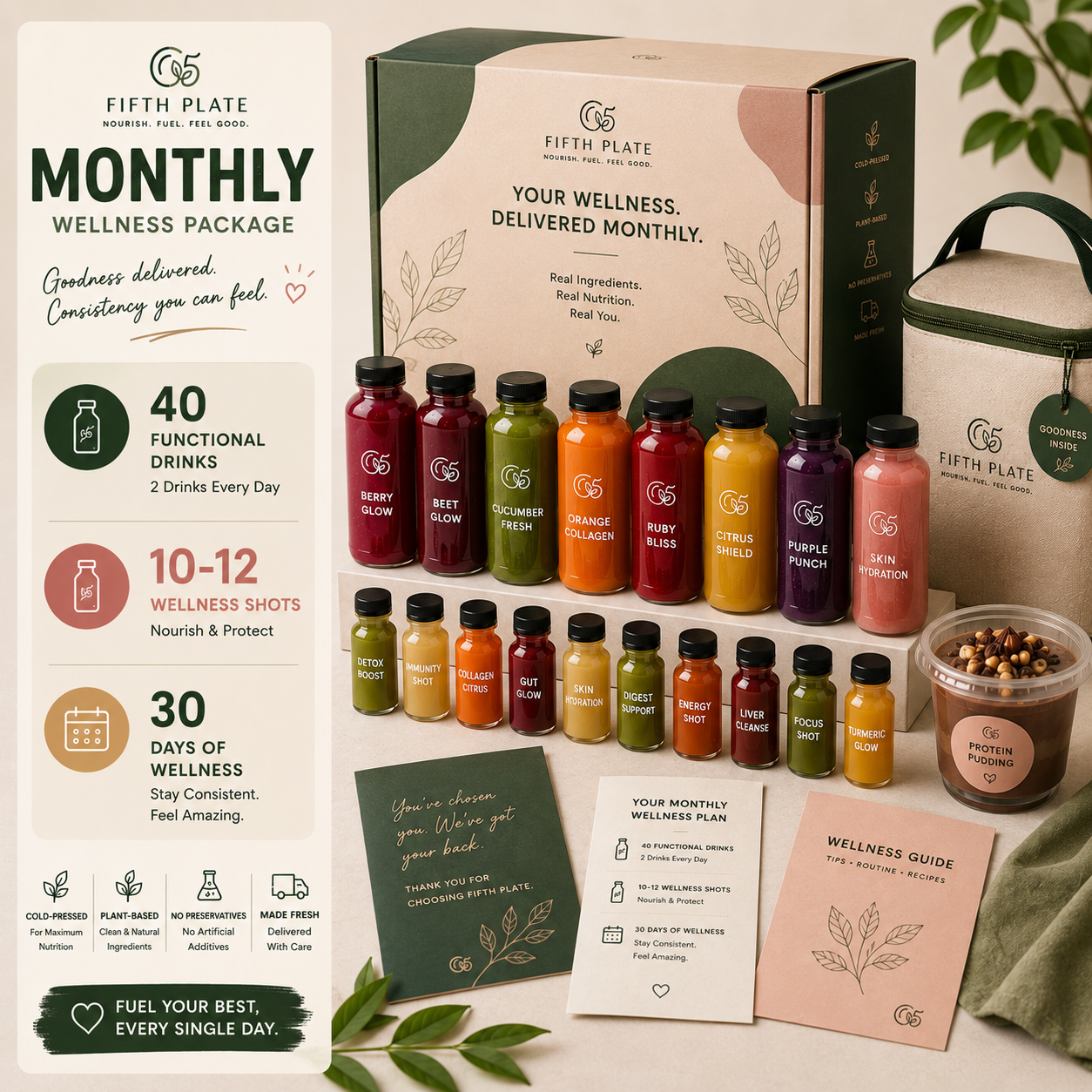 Monthly Wellness Plan | Functional Drinks